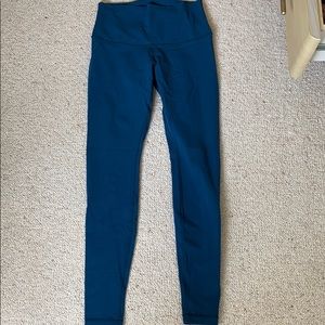 Turquoise Blue Lululemon Leggings